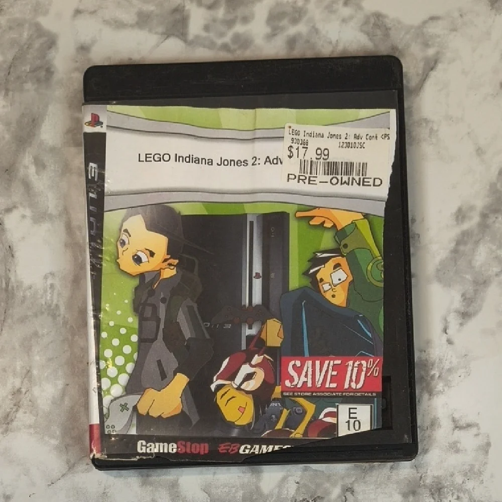 LEGO Indiana Jones 2: Adventure Game for PlayStation - Green and Black